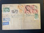 GB KGV Bradbury 2/6d Seahorse Cover Air Mail to PERSIAN GULF (Abadan)