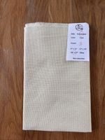 Evenweave 28 Count Cross Stitch Fabric Hand Dyed Coffee Craft Fabrics In Yellow