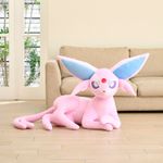Pokemon Espeon Life Size Plush lying down Pokemon Center Limited JAPAN 2025