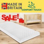 Baby ToddlerCot Bed Mattress - Quilted, Breathable & Thick - 120x60cm & 140x70cm