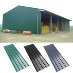 12/24PCS Roof Sheets Corrugated Profile Galvanized Metal Roofing Sheet Panels