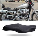 Two-Up Seat Driver Passenger Seat For Harley Sportster 1200 Custom XL1200C 04-06