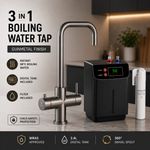 Tempo Gunmetal 3 In 1 Instant Boiling Water Tap Tank & Filter