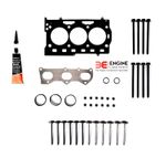 HEAD GASKET SET BOLTS VALVES IBIZA FABIA FOX VW POLO 1.2 12V
