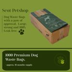 Scot-Petshop PREMIUM Oceanex 1000 Large Unscented Dog Waste Bags