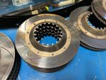 CORVETTE Le MANS STEEL REAR BRAKE DISC & BELL DISPLAY/ LAMP STAND TF SPORT