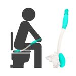 Long Reach Comfort Toilet Wiping Aids Tools - Self Assist Bathroom Bottom Buddy