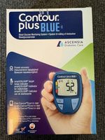Contour Plus Blood Glucose Monitor Blue. Blood Glucose Monitoring System.