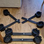 Langham Multipurpose Raiser Adjustable Black Furniture Riser LP/MPR-BK