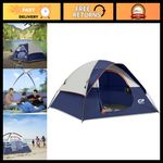 Waterproof 3-6 Person Camping Tent - Family Dome Tent for Outdoor Adventures