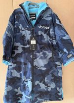 DRYROBE Changing Dry Robe Advance Blue Camo Long Sleeve Adult Small Brand New 
