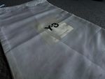 Y-3 Adidas Yohji Yamamoto White Drawstring Garment Protector Bags.