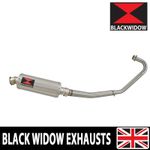 CBF 125 CBF125 2008-2018 Full Exhaust System Round Silencer End Can SN30R