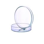 GLASS PETRI DISHES 10 PACK 100mm x 15mm BOROSILICATE GLASS BASE AND COVER