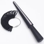 FINGER RING SIZER MEASURE GAUGE BRITISH UK A-Z SIZES FOR MEN & WOMEN REUSABLE