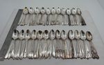 Lot of 70 Assorted Vintage Silverplate Teaspoons - Lot#208