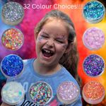 Kids Festival Glitter Gel, Kids Face Glitter, Kids Body Glitter Gel Hair Glitter