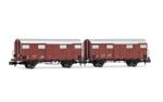 Arnold HN6715 FS 2-unit Pack Gs Wagons Brown Livery Rear Red Lights 1:160 Scale