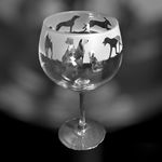 RHODESIAN RIDGEBACK Frieze Boxed 70cl Glass Gin Balloon