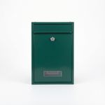 Lockable Wall Mailbox Weatherproof Mailbox with Keys Long-Lasting
