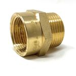 G Thread (British BSPP) Male to NPT Female Adapter - Lead-Free (1" x 1")