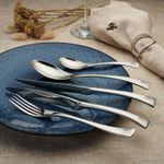 New Polished Silver Luxury 20-Piece Stainless Steel Cutlery Set