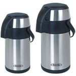 3L/5L Litre Stainless Steel Airpot Vacuum Flask Thermos Jug with Pump Action 