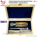 Cylinder Engine Hone Kit 50mm TO 75mm Honing Machine +  Honing Stones 4 UK