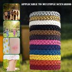 12 Pack Mosquito Repellent Bracelet, Adjustable Leather Deet-Free Bands