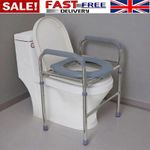 Raised Toilet Seat with Handles Toilet Safety Frames& Rails for Elderly Handicap