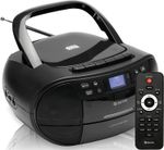 DAB+ Boombox CD Player & Cassette USB Remote Control Dual Alarm Denver TDC-280