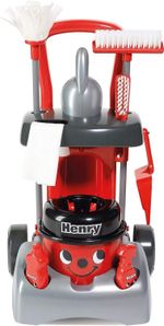 Casdon Henry & Hetty Toys - Deluxe Cleaning Trolley - Red 3+, Various