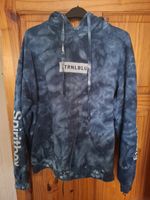 Spiritbox Eternal Blue Tie Dye Embroidered Logo Metal Band Hoodie Ladies Large