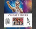 Queen Stamps  Freddie Mercury Rock Music Pop Band mnh Min sheet 2020