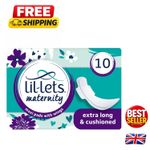 10 x Unscented Extra Long Maternity Pads - Maxi Thickness & Reliable Absorbency