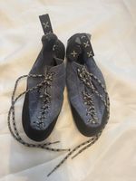 Five Ten 5.10 Climbing Shoes C4 Blue Black Lace-Up Size UK 7.5 US 8.5 EUR 41.5