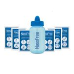 NasoFree Nasal Rinse Starter Kit + Saline Sachets for Sinus Rinse & Nasal wash