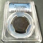 1798 1C Draped Bust Cent, PCGS Genuine Tooled-P/FR Detail, 2nd Hair Style(89050)