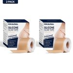 2 Pack Silicone Scar Sheet MEDICAL GRADE Scar Removal Silicone Tape Treatment
