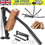 Wall Mounted Wooden Kindling Log Splitter Carbon Steel Manual Fire Wood Cutter