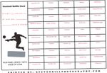 FOOTBALL TEAM FUNDRAISING SCRATCH CARDS CLUB CHARITY FUNDRAISING SCHOOL FATE A6