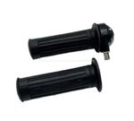 CLASSIC 7/8'' THROTTLE TWIST GRIP - BLACK - MATCHING GRIP - FOR BRITISH BIKES