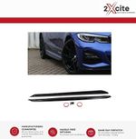 Side Skirts For BMW 3 Series G20 G21 2018 On Gloss Black M Performance