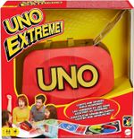 UNO Extreme Card Game Featuring Random-Action Launcher with Lights & Sounds & 1