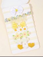 8pcs Baby & Toddler Girl Headband Set | Floral Bow Nylon Hairbands