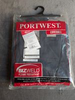 Portwest BizWeld Executive Coverall XL - Navy Flame Resistant Boilersuit BNIP