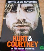 KURT AND COURTNEY UN FILM DE NICK BROOMFIELD 25/11/98 DEAUVILLE FESTIVAL FLYER