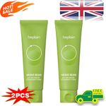 2x Beplain Mung Bean pH-Balanced Cleansing Foam 80ml, Korean cosmetics UK SELLER