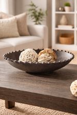 NEXT Grey Loxley Textured Decorative Ceramic Bobble Bowl