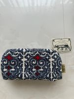 Ainu Pattern Japanese Cosmetic Pouch Hokkaido Japan MIJ